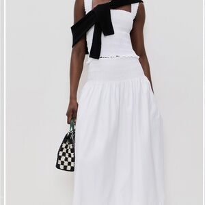 Madewell White Midi Skirt